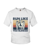 Run like you blinked Youth T-Shirt tile