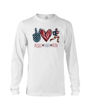 Peace Love Running Long Sleeve Tee tile