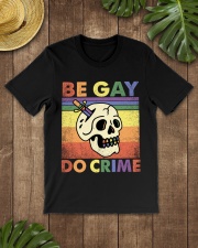 LGBTQ Pride Be Gay Do Crime Classic T-Shirt lifestyle-mens-crewneck-front-18