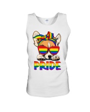 Pride LGBT Gay Be Lesbian Chihuahua Funny Unisex Tank tile