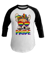 Pride LGBT Gay Be Lesbian Chihuahua Funny Baseball Tee tile