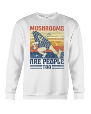 Mushrooms Are People Too Crewneck Sweatshirt tile