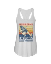 Mushrooms Are People Too Ladies Flowy Tank tile