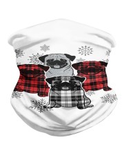 Christmas tartan pug Neck Gaiter tile