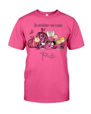 In October We Wear Pink Classic T-Shirt front