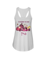 In October We Wear Pink Ladies Flowy Tank tile