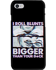 I roll Blunts Bigger than your Dck Phone Case tile