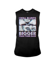 I roll Blunts Bigger than your Dck Sleeveless Tee tile