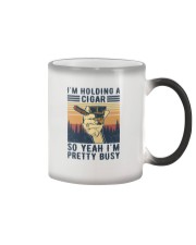 I'm holding a cigar So yeah I'm pretty busy Color Changing Mug tile