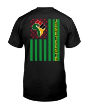 Juneteenth Represents Freedom For Black People Classic T-Shirt back