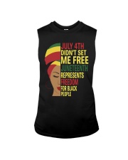 Juneteenth Represents Freedom For Black People Sleeveless Tee tile
