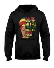 Juneteenth Represents Freedom For Black People Hooded Sweatshirt tile