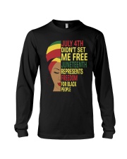 Juneteenth Represents Freedom For Black People Long Sleeve Tee tile