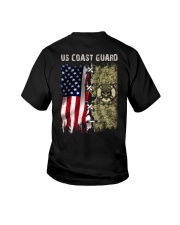 US Coast Guard American Flag Youth T-Shirt tile