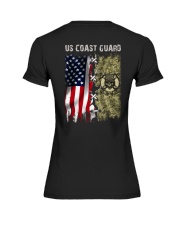 US Coast Guard American Flag Premium Fit Ladies Tee tile