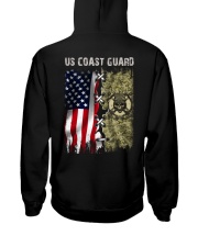 US Coast Guard American Flag Hooded Sweatshirt tile