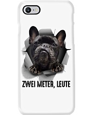 French Bulldog Six Feet People Phone Case tile