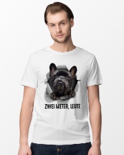 French Bulldog Six Feet People Classic T-Shirt lifestyle-mens-crewneck-front-15