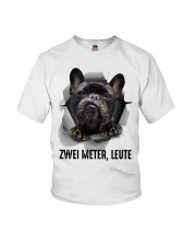 French Bulldog Six Feet People Youth T-Shirt tile