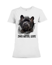 French Bulldog Six Feet People Premium Fit Ladies Tee tile