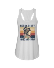 Nerdy Dirty Inked and Curvy Ladies Flowy Tank tile