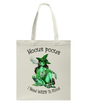 Hocus pocus I need weed to focus Tote Bag tile