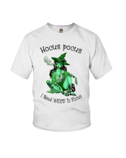 Hocus pocus I need weed to focus Youth T-Shirt tile