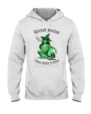 Hocus pocus I need weed to focus Hooded Sweatshirt tile