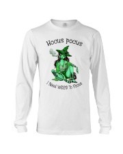 Hocus pocus I need weed to focus Long Sleeve Tee tile