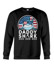 Vintage Usflag shark doo Crewneck Sweatshirt tile