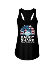 Vintage Usflag shark doo Ladies Flowy Tank tile