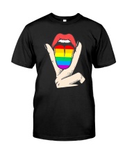 LGBT tongue Classic T-Shirt front