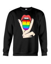 LGBT tongue Crewneck Sweatshirt tile
