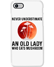 Never Underestimate An Old Lady Eats Mushroom Phone Case tile