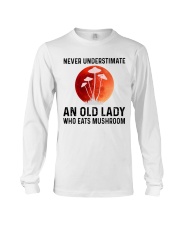 Never Underestimate An Old Lady Eats Mushroom Long Sleeve Tee tile
