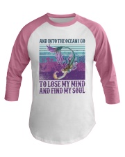 And into the ocean I go To lose my mind Baseball Tee tile