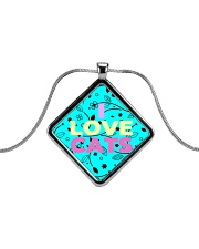 I Love Cats Necklaces Metallic Diamond Necklace thumbnail