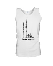 I hate people Unisex Tank thumbnail