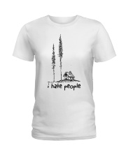 I hate people Ladies T-Shirt front