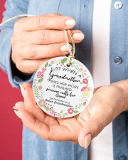 Great-Grandmother Special Circle ornament - single (porcelain) aos-circle-ornament-single-porcelain-lifestyles-01