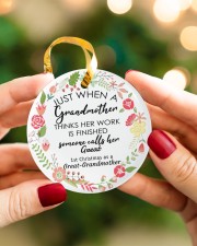 Great-Grandmother Special Circle ornament - single (porcelain) aos-circle-ornament-single-porcelain-lifestyles-08