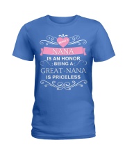 Being a Great-Nana Ladies T-Shirt tile