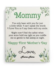 Mommy First Mother's Day 11x14 Gallery Wrapped Canvas Prints aos-canvas-pgw-11x14-ghosted-front-02
