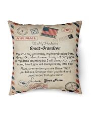To My Handsome Great-Grandson Indoor Pillow - 16” x 16” front