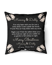 Mommy and Daddy Christmas Special Indoor Pillow - 16” x 16” front