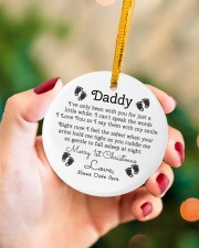 Daddy 1st Christmas Circle ornament - single (porcelain) aos-circle-ornament-single-porcelain-lifestyles-09