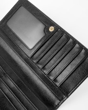 Great-Grandma Just Above Queen Women's Leather Wallet Vertical aos-women-leather-wallet-close-up-03