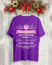 Being a Great-Granny Classic T-Shirt lifestyle-holiday-crewneck-front-2