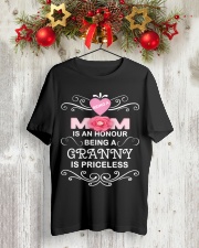 Being a Mom and Granny Classic T-Shirt lifestyle-holiday-crewneck-front-2