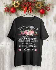 Great-Nanna Special Classic T-Shirt lifestyle-holiday-crewneck-front-2